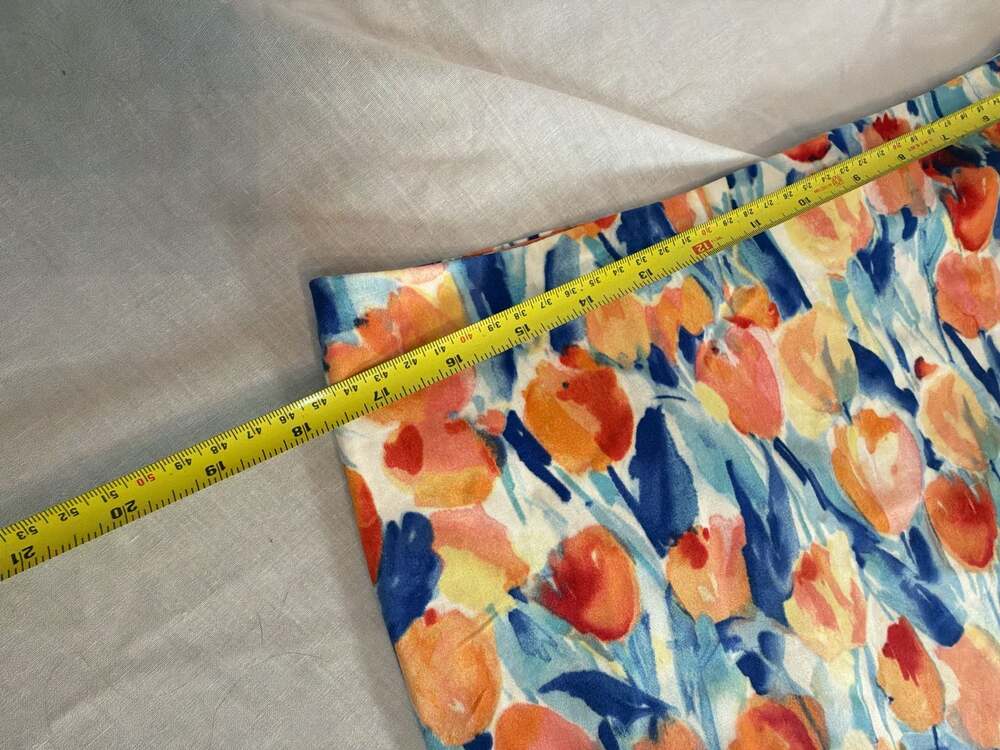 Talbots Floral Print Pencil Skirt Size 12 - Picture 4 of 5